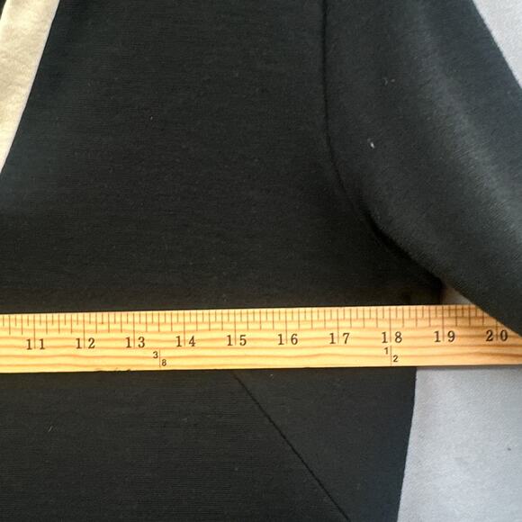 Ann Taylor Knit Sweater Dress 10 Wool Shift Black Career Business Preppy Basic - Picture 14 of 16